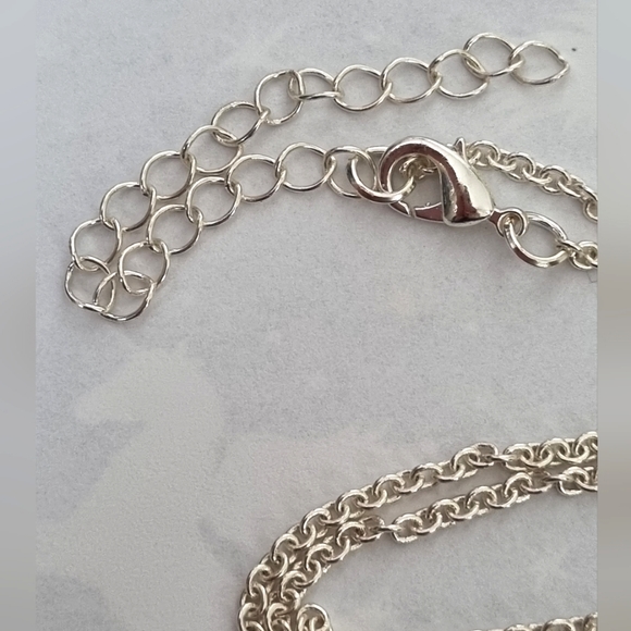 Necklace | Statement Iridescent Heart Pendant | Mermaidcore | Fashion Jewellery. - Picture 9 of 9